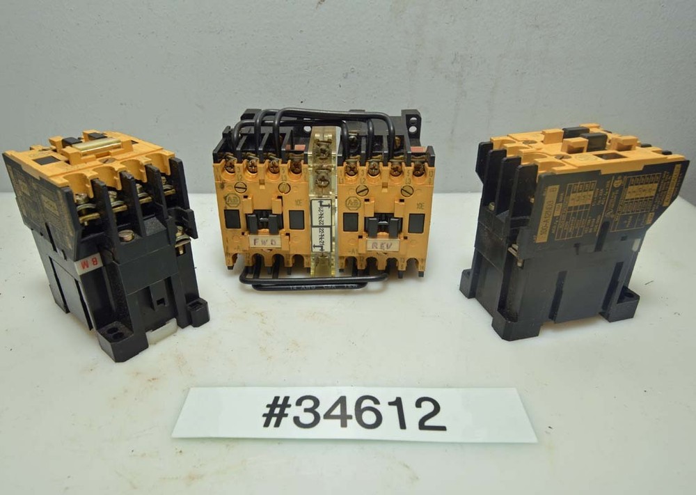 1 Lot of Allen Bradley Contactors cat 100-A12ND3 (Inv.34612)