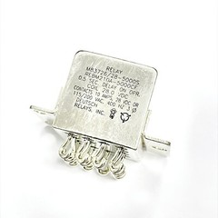 LEACH M83726/28-5000S Metal Sealed Relay Relays Hybrid DPDT 10 Amperes New