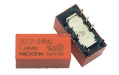 10PCS NEW NEXEM EC2-24NU EC224NU 24VDC RELAYS BRAND