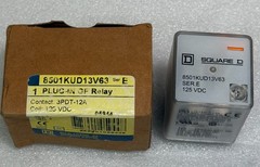 Square D Plug-In Relay 3PDT 125 VDC 12A Industrial Control 8501KUD13V63