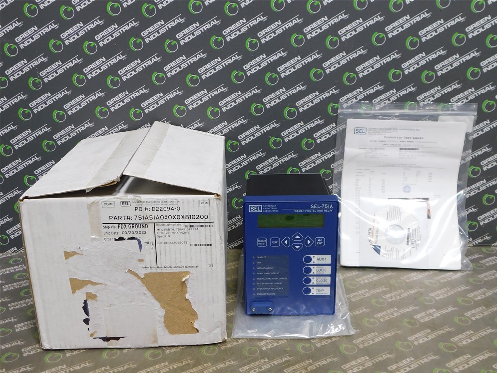 NEW Schweitzer Engineering SEL-751A Feeder Protection Relay 751A51A0X0X0X810200