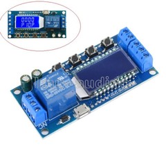 DC12V/Micro USB 530V Trigger Cycle Delay Timer Control Relay Switch Module