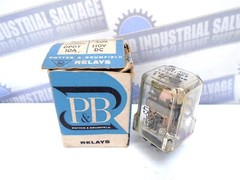 POTTER & BRUMFIELD – KRP11DG – 303 RELAY – 110VDC – DPDT – 10A – (NEW in BOX)