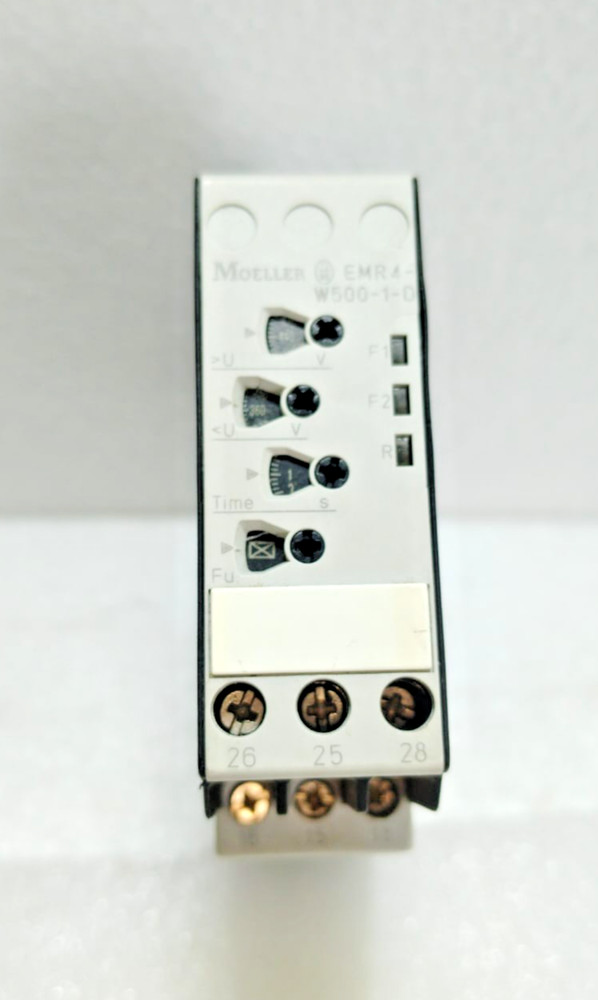 MOELLER EMR4-W500-1-D 3 PHASE MONITORING RELAY AC 300-500V 50/60HZ DIN RAIL
