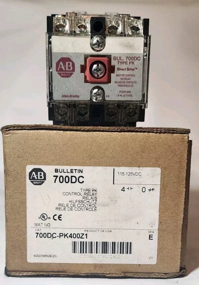 Allen Bradley 700DC-PK400Z1 Remaining Item Without Original Packaging