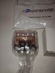 NEW GENUINE C3 CONTROLS GPRM-B4C10D-3 SQUARE BASE RELAY W/ BLADE TERMINALS
