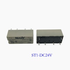 2PCS New Panasonic Power Relay ST1-DC24V AR2014 6-feet