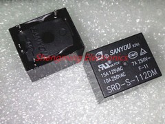 10pcs 12V 4pins SRD-S-112DM 10A 250VAC SANYOU Relay