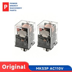 Genuine MKS3P AC/DC 24V/110V/220V Relay 11Pin Optional with Base Socket 1Pc