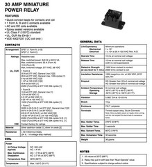 Compact 30A Power Relay, SPDT 120V AC – Epoxy Sealed, Pack of 2 for Reliability