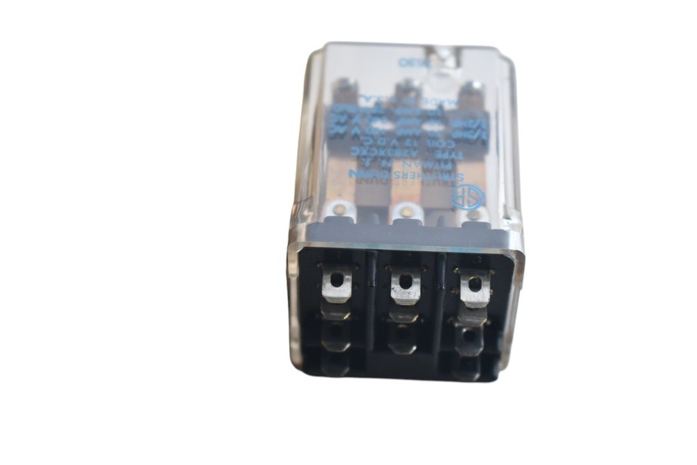 NEW Struthers-Dunn 283XCXC-12 Electromechanical Relay 3PDT 10A 12VDC 120Ohm Plug
