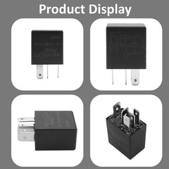 4 Pack 5-Pin 12V Multi-Purpose Relay – Compatible with Ford, Toyota, Cadillac, R