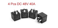 4pcs JD2912 5 Pin DC 48V 40A Universal Car Vehicle Motor Fuse Relay Switch Power