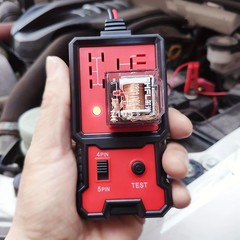 Vehicle Relay Tester 12V LED Checker for 4 Pin 5 Pin Automotive Relay Testing