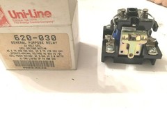 NEW IN BOX ROBERTSHAW 620-030 UNI-LINE GENERAL PURPOSE RELAY FREE SHIP