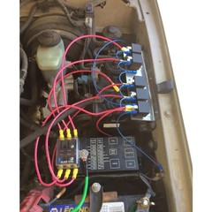 6 Pack BOSCH STYLE 5 PIN 12V Relay Kit ,12 Volt Automotive Relays for Auto Fan