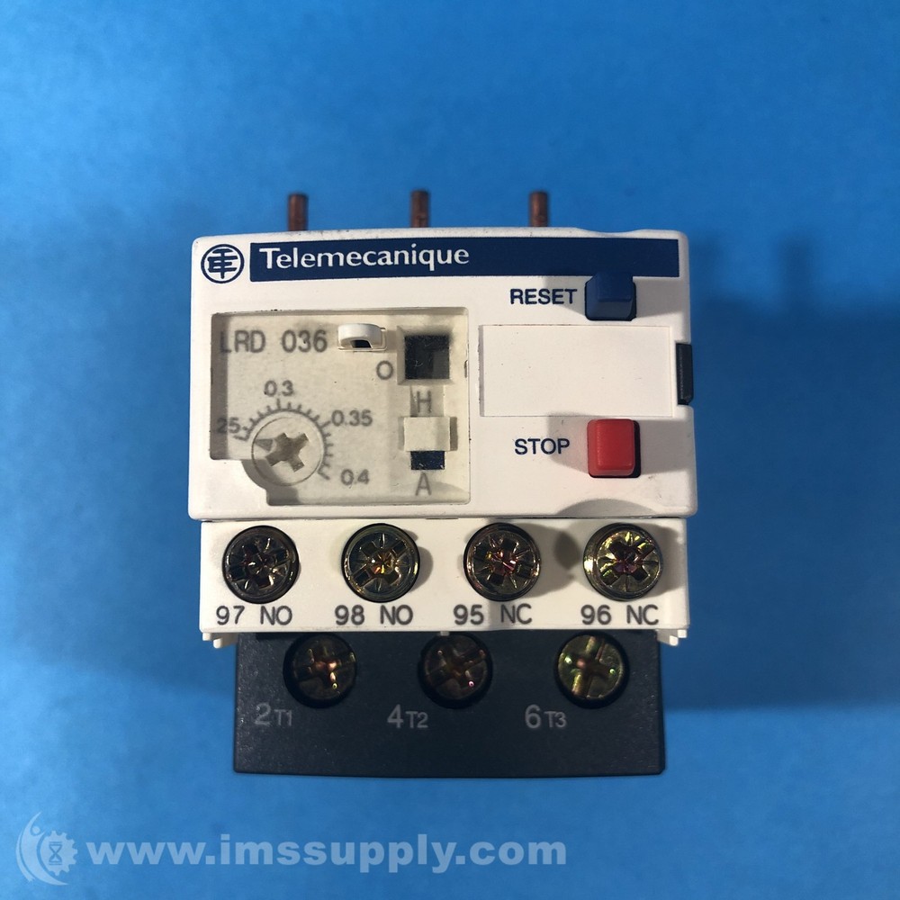 Schneider Electric LRD-036 0.25-0.40A Thermal Overload Relay FNIP