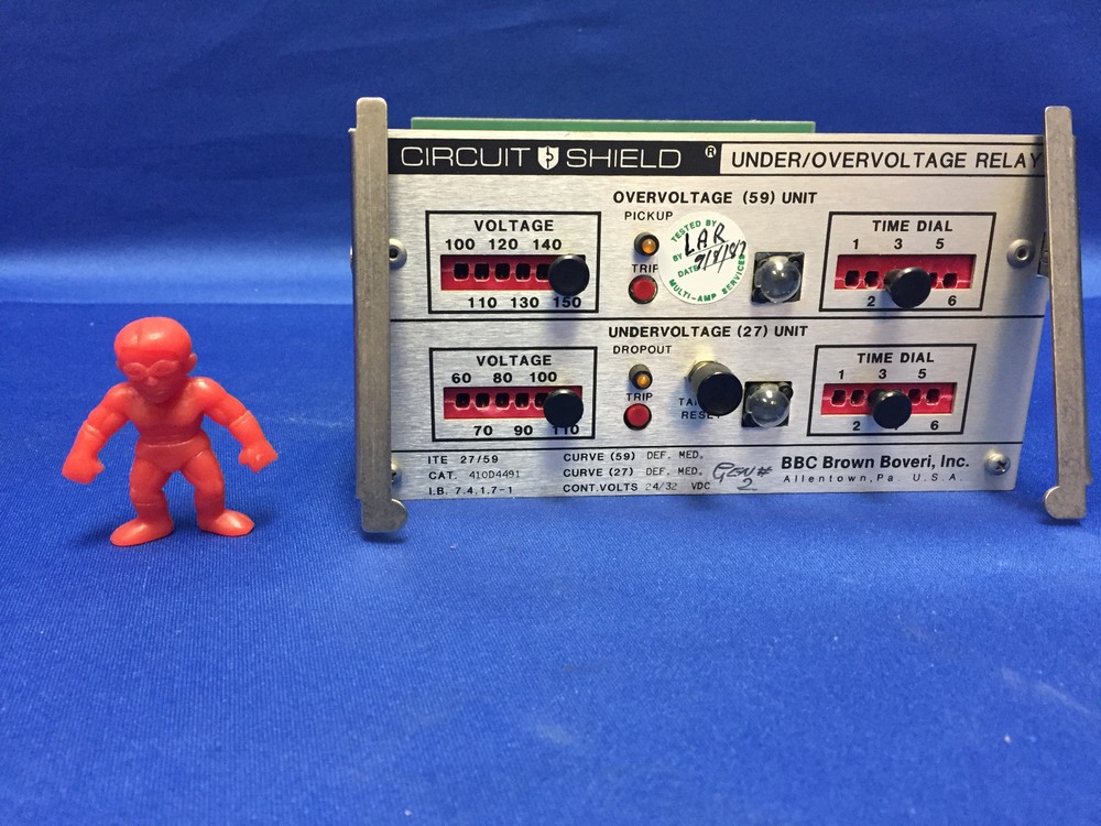 ABB 410D4491 Circuit Shield Under/Overvoltage Relay ITE 27/59