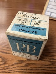 Potter & Brumfield KRP14AG 3PDT 10A 120V AC Relays New Old Stock NOS