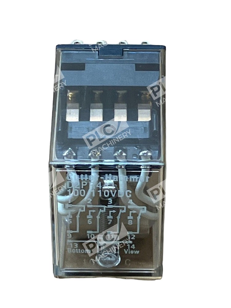 Cutler Hammer D2PR4A1 4PDT Relay 110VDC Coil