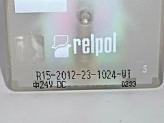 RELPOL RELAY, R15-2012-23-1024-WT, 10A @ 250 VAC, 24 VDC, 10 PIN