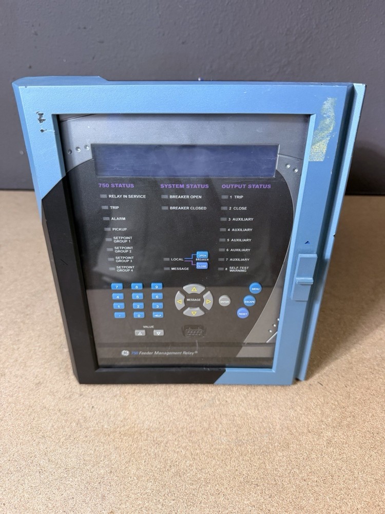 GE Feeder Managment Relay 750-P5-G5-S5-HI-A20-R-E, FOR PARTS/REPAIR