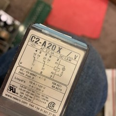 Turck Releco C2-A20X Time Delay Relay, W/socket 120VAC