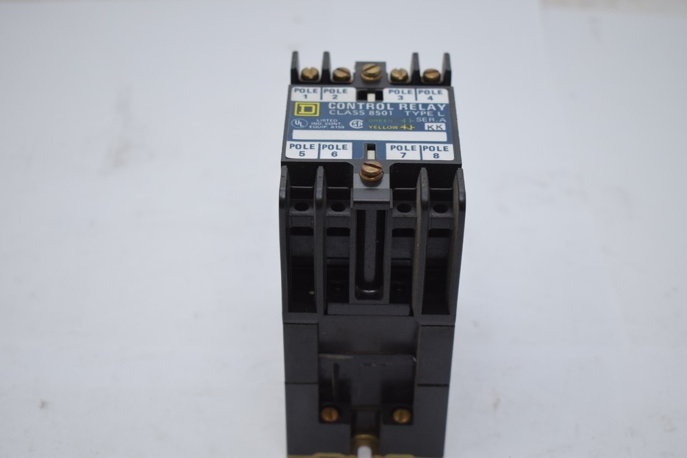 NEW Square D 8501L040 CONTROL RELAY 110 V/120 V 50/60 HZ 8501LO40