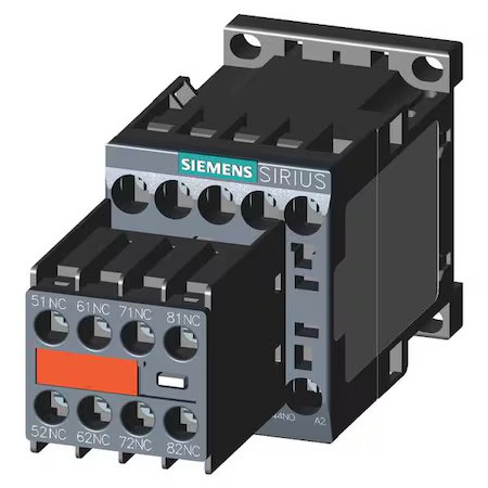 Siemens 3Rh22441ak60 Iec Controlrelay, 4No/4Nc, 120Vac, 10Aand6a