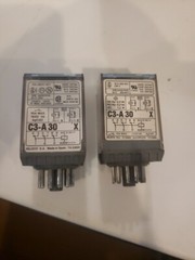 2-RELECO/turck C3-A30 X SERIE MR-C RELAY 11 PIN 10A 120V