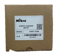 Mikro Protection Earth Leakage Relay Electrical Leakage Control Model R301-230A
