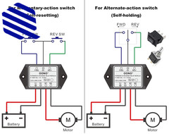 Forward & Reverse Relay Module for Motor/Linear Actuator Reversing Relay Module