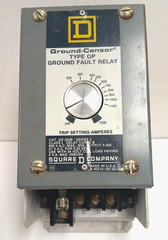 SQUARE D GROUND CENSOR TYPE GP GROUND FAULT RELAY CAT GP-200B SERIES 2 600 VAC