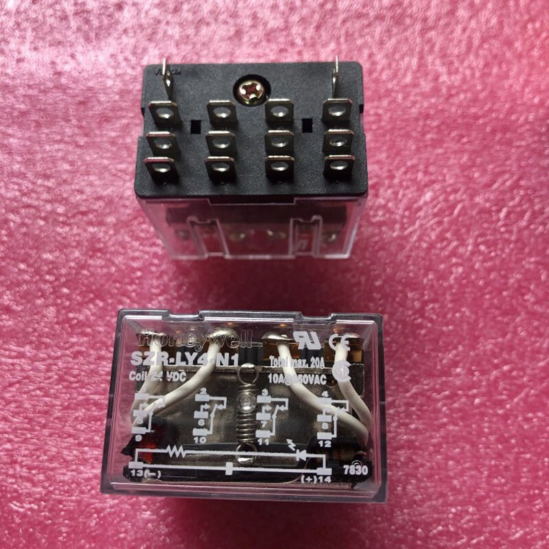 1Pc Honeywell SZR-LY4-S-N1 24VDC Intermediate relay 10A 250VAC 14Pin