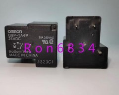3pcs used G8P-1A4P 24VDC relay 4 pin 30A250VAC