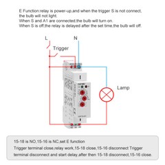 GEYA MultifunctionTimer Relay switch 10 Funcitons Time Delay Relay AC/DC12V-240V
