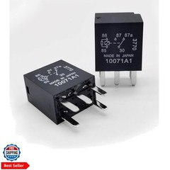 2 PCS Automotive Fuel Pump Relay, 12V Direct Plug Power Relay, 0.98″ x 0.86″ …