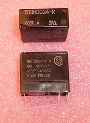 QTY (4) FBR613ND024-K FUJITSU 24V FORM A POWER RELAYS 613ND024K NOS