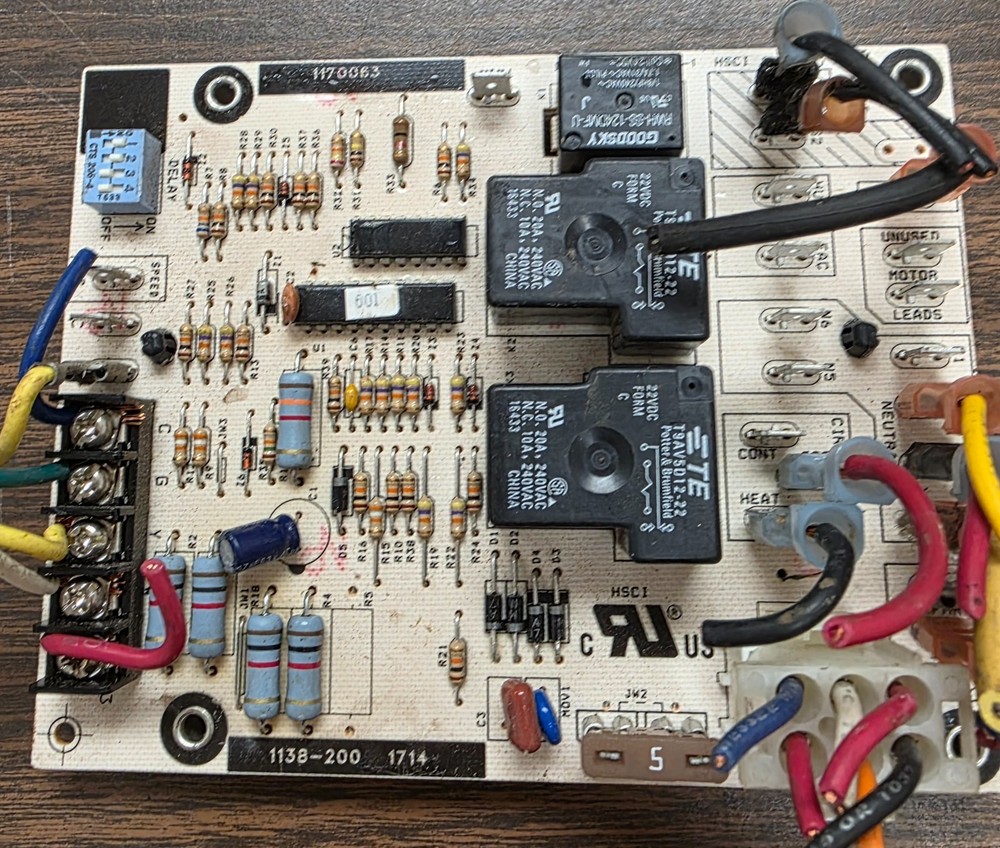 Heil Quaker, ICP Electronic Fan Timer Board 1138-83; 1138-83-2001A—“USED”