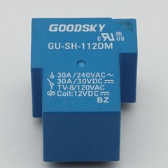 GU-SH-112DM SLA-12VDC-SL-A 12VDC Power Relay 30A 240VAC 4 Pins x2PCS New