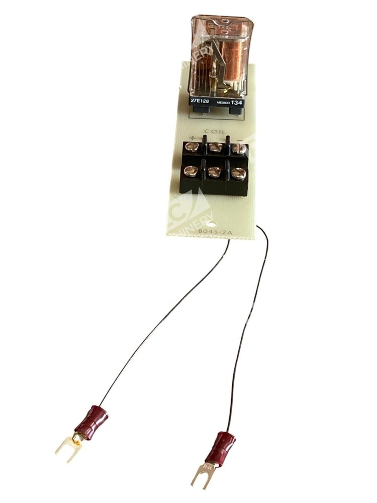 27E128 Relay Socket W/ 24VDC R10-E1-W2-V700 Relay W/ PCB Circuit Board 8045-2A