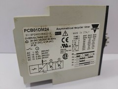 CARLO GAVAZZI PCB01DM24 ASYMMETRICAL RECYCLER TIMER NEW