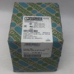 LOT OF 40 PHOENIX CONTACT 1757051 MSTB 2,5 / 6ST-5,08MM