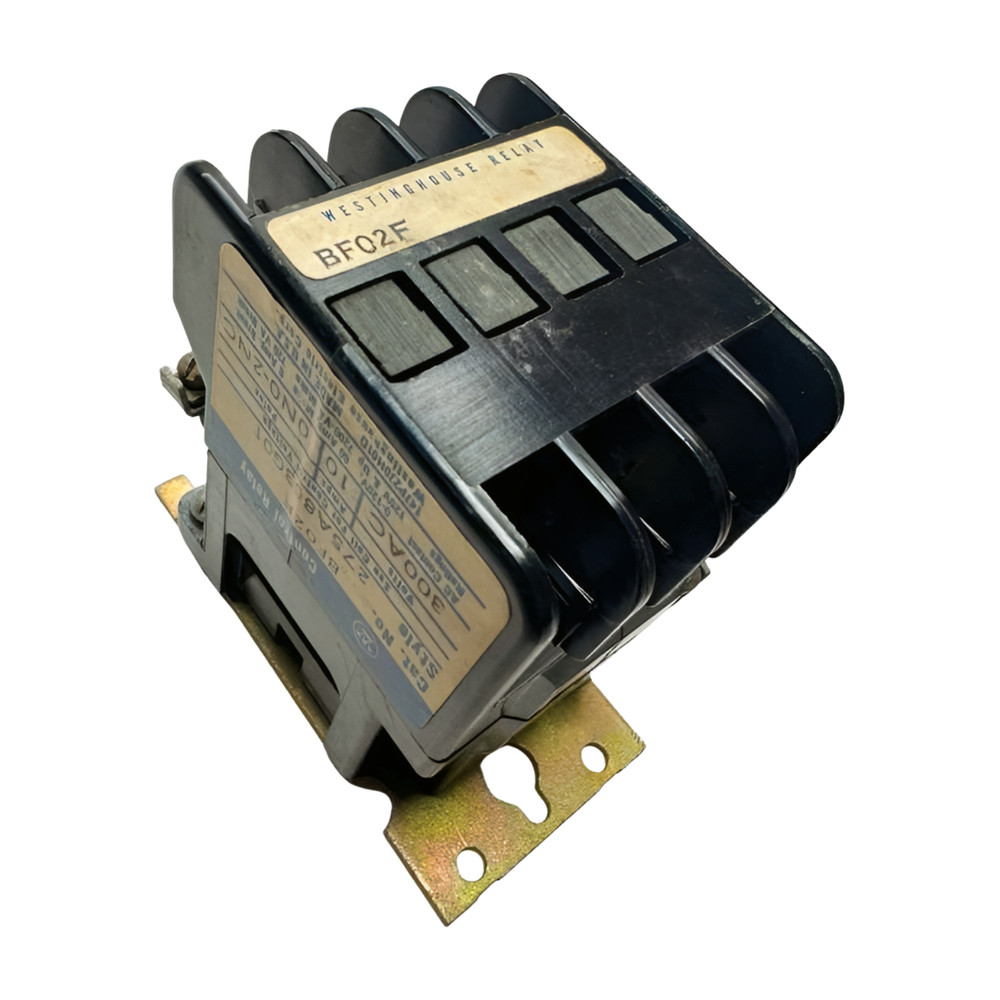 Westinghouse BF02F Control Relay, 300VAC, 10A, 0NO – 2NC, Style 275A863G01