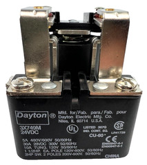 Dayton 3X749M Relay 24VDC 30A DPDT 3X749-M Electrical Replacement Part — NIB