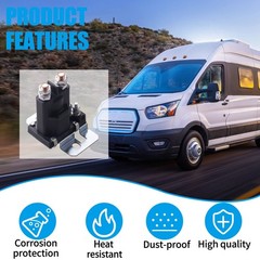 80-Amp Relay 12V Amp Relay Battery Isolator Car Boat RV Motorcycle Heavy Duty