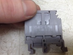 Entrelec M./6S… Gray Grey Wire Terminal M6S M/6S Lot of 2 (TBI)
