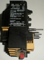 ELECTRICAL CONTACTOR AB ALLEN BRADLEY 193-BSB-12 OVERLOAD 0.8-1.2 AMP RANGE