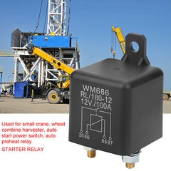 WM686 100A Normal Open Car Starter Relay For Control Battery ON/OFF DC12V.