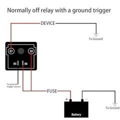 Relay 120A, 12V Continuous Duty Relay, 4 Pin High Current Size: 12v-120a-4pin